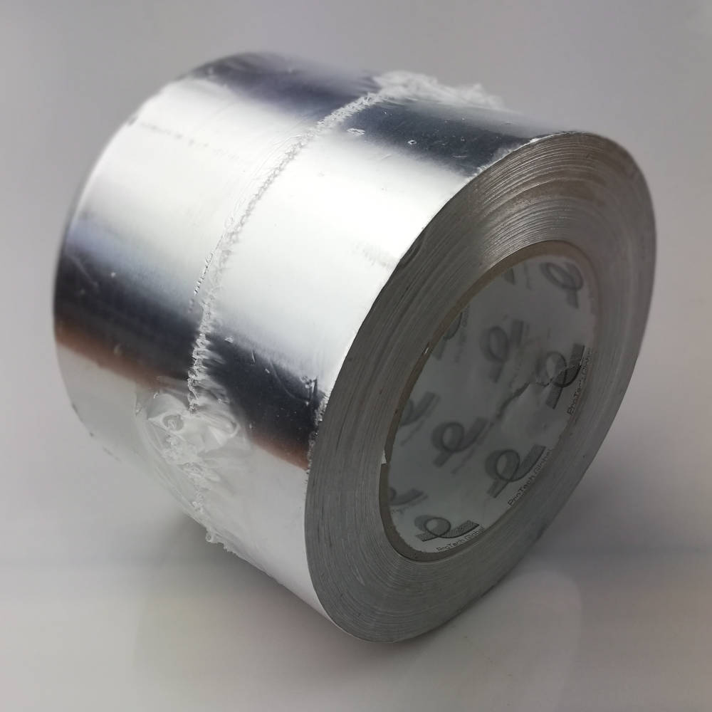 100mm x 50 Metre 30 Micron (1.2 mils) Cold Weather Aluminium Foil Tape