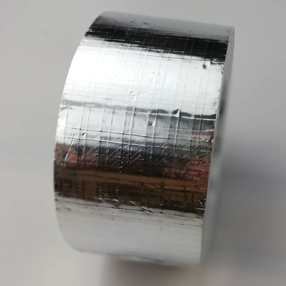Roll of 100mm Reinforced Cold Weather Aluminium Foil Tape