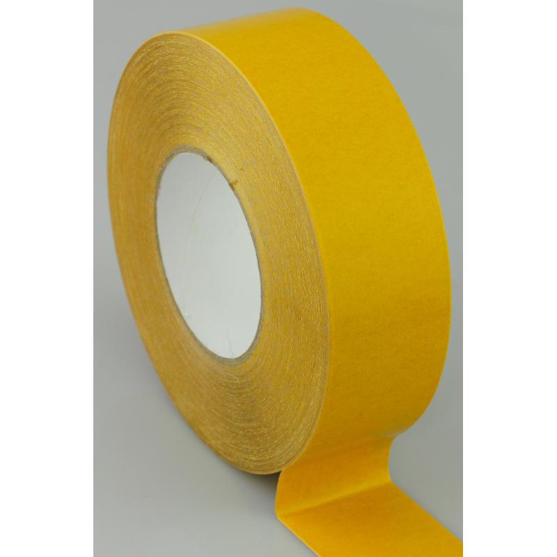 50mm x 50 Metres Double Sided PVC Tape with Solvent Acrylic Adhesive