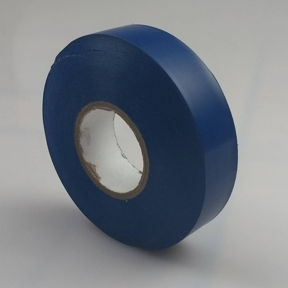 Blue PVC Electrical Tape pointing to the right
