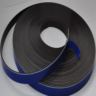 Magnetic Tape with White Foamed Adhesive Backing