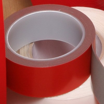 Roll of Foamed White Structural Acrylic Gel Tape 1
