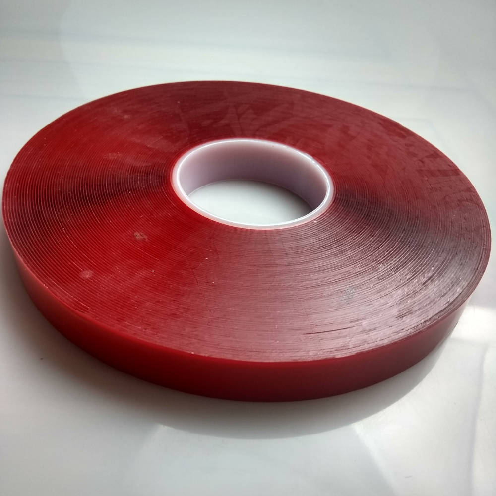 Clear Gel Foam Tape With Red Liner | Structural Acrylic