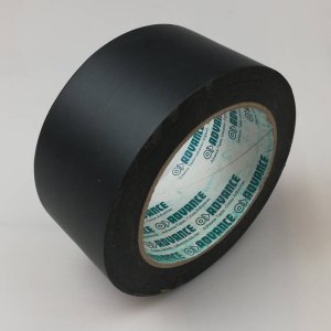 50mm x 33 metres pvc floor marking tape black 2