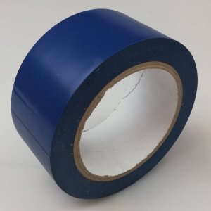50mm x 33 metres pvc floor marking tape blue 1