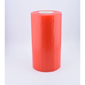 Clear Double Sided Tape | Transparent Polyester with Red MOPP Liner