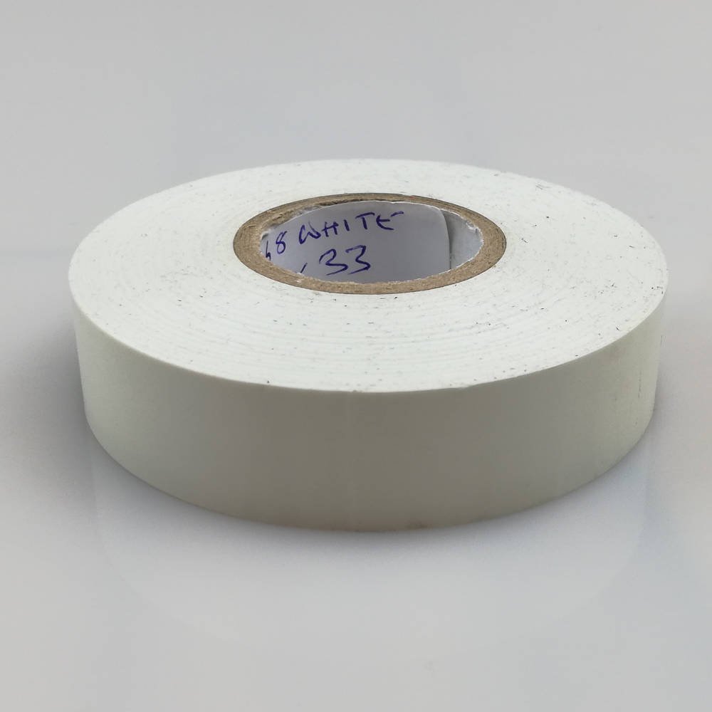 dav 19mm x 33 metres pvc electrical tape white 2
