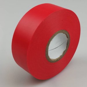 25mm x 33 metres pvc electrical tape red 1