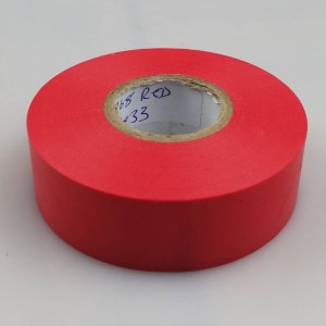 25mm x 33 metres pvc electrical tape red 2