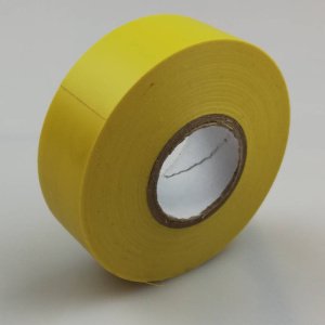 25mm x 33 metres pvc electrical tape yellow 1