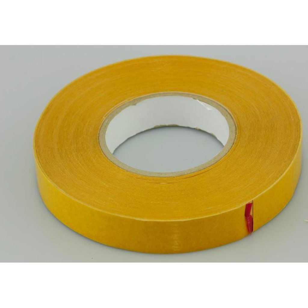 25mm x 50 Metres Double Sided PVC Tape with Solvent Acrylic Adhesive