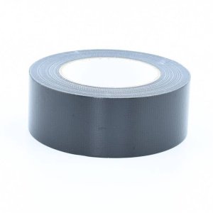 50mm x 50 metre coloured waterproof cloth tape black 1