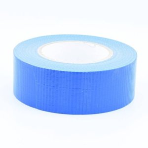 50mm x 50 metre coloured waterproof cloth tape blue 1