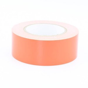 50mm x 50 metre coloured waterproof cloth tape orange 1