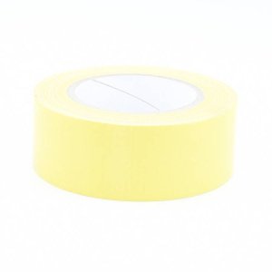 50mm x 50 metre coloured waterproof cloth tape yellow 1