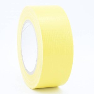 50mm x 50 metre coloured waterproof cloth tape yellow 2