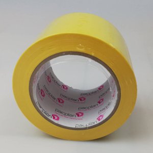 75mm x 33 metres pvc floor marking tape yellow 2