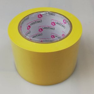 75mm x 33 metres pvc floor marking tape yellow 3