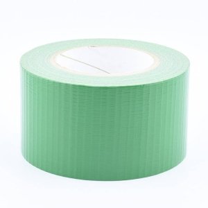 75mm x 50 metre coloured waterproof cloth tape green