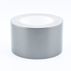 75mm x 50 metre coloured waterproof cloth tape grey