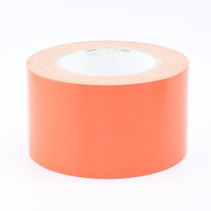 75mm x 50 metre coloured waterproof cloth tape orange