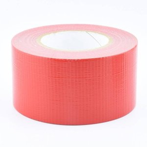 75mm x 50 metre coloured waterproof cloth tape red