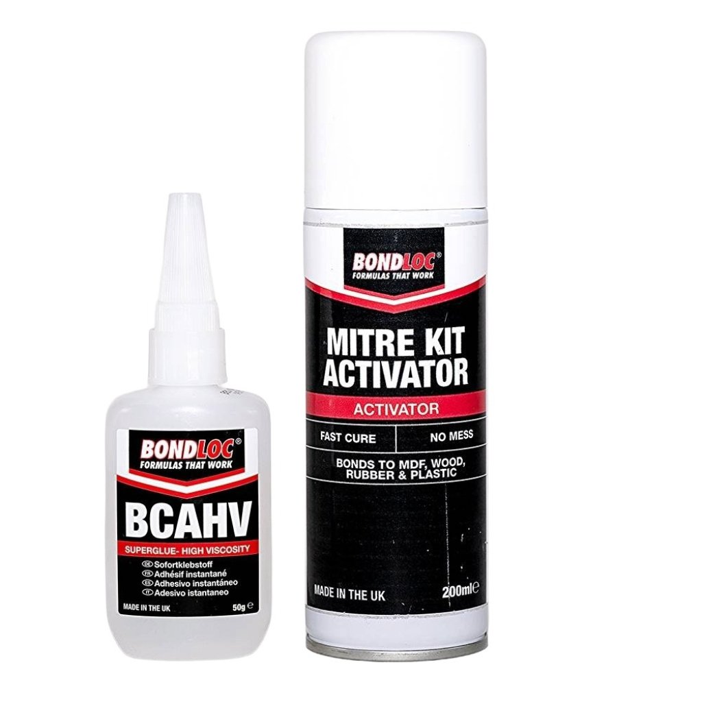 Bondloc Mitre Kit (Cyanoacrylate Adhesive & Activator)