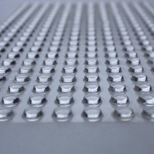 1 Sheet of 264, 12mm x 3.2mm Cylindrical Stick-on-Feet 3 EZ102 clear 1