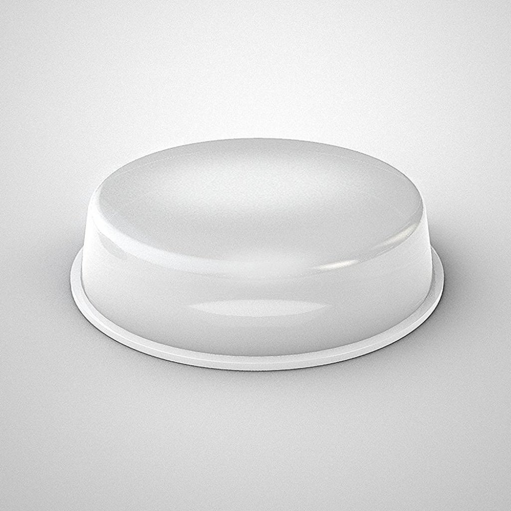1 Sheet of 120, 19mm x 4mm Clear Cylindrical Stick on Feet