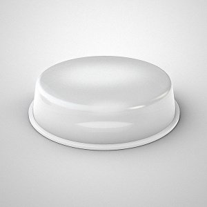 1 Sheet of 120, 19mm x 4mm Clear Cylindrical Stick on Feet