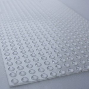 1 Sheet of 400, 8mm x 2.2mm Clear Hemispherical Stick on Feet 3 EZ205 clear 1