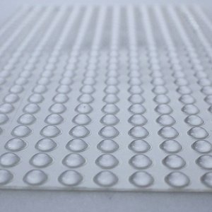 1 Sheet of 364, 10mm x 3.2mm Clear Hemispherical Stick on Feet 3 EZ206 clear 1