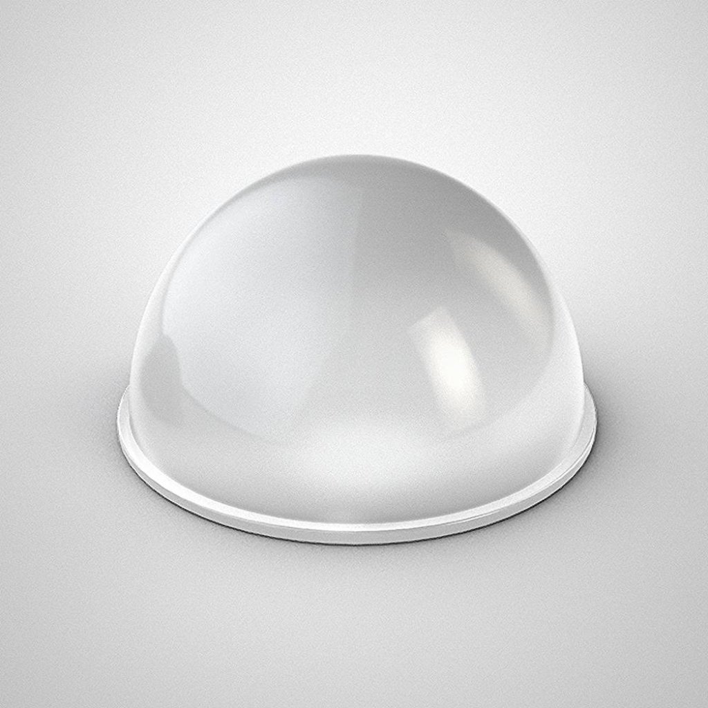 1 Sheet of 90, 19mm x 9.5mm Hemispherical Stick on Feet