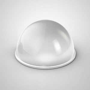1 Sheet of 90, 19mm x 9.5mm Hemispherical Stick on Feet