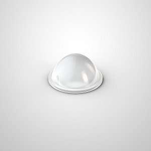 1 Sheet of 200, 9.5mm x 3.8mm Clear Hemispherical Stick on Feet 1 EZ210 image1