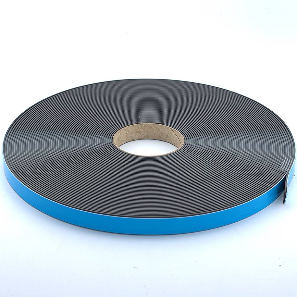20mm x 30 Metre Magnetic Tape with White Foamed Adhesive Backing