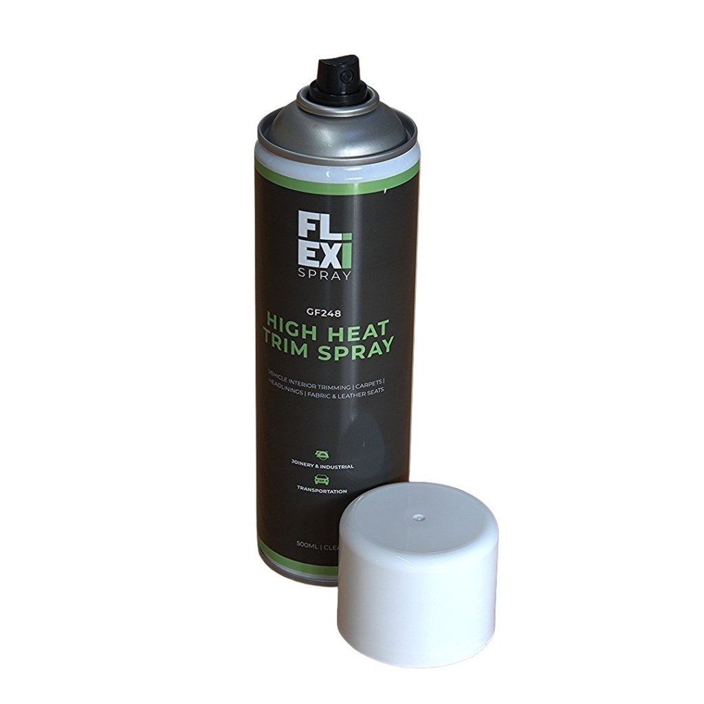 GF248 Flexi High Heat Trim Spray Adhesive / Glue Can - 500ml