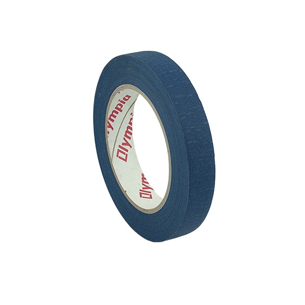 18mm x 50 Metres 14 Day Blue Indoor & Outdoor Paper Masking Decorators Tape