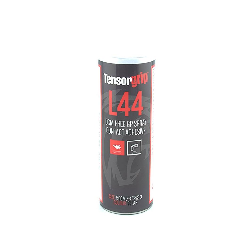 L44 DCM Free Contact Spray Adhesive / Glue Aerosol Can - 500ml