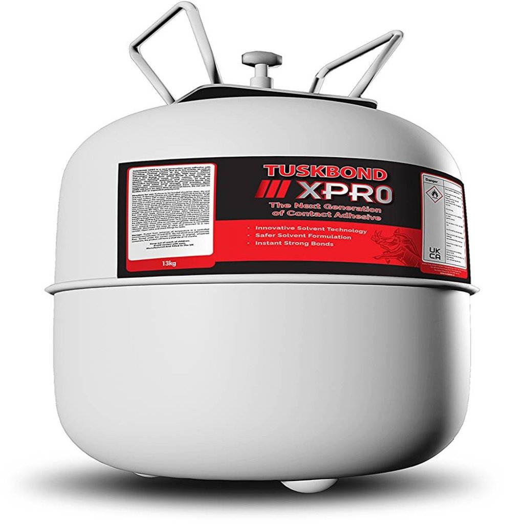 Tuskbond XPRO Contact Adhesive Aerosol Spray Glue Pot 22 Litre
