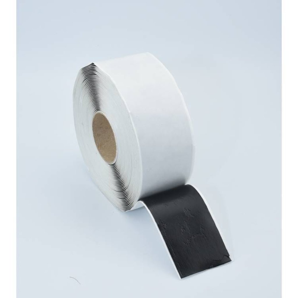 50mm x 1mm x 10 Metre Black Butyl Membrane Jointing and Sealing Tape