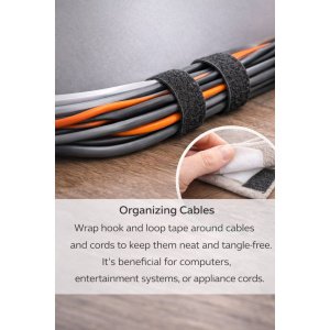 organizing cables compressed