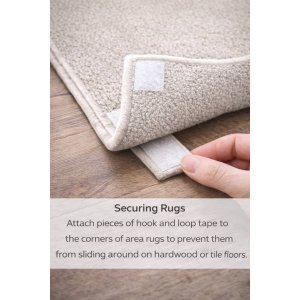 securing rugs compressed