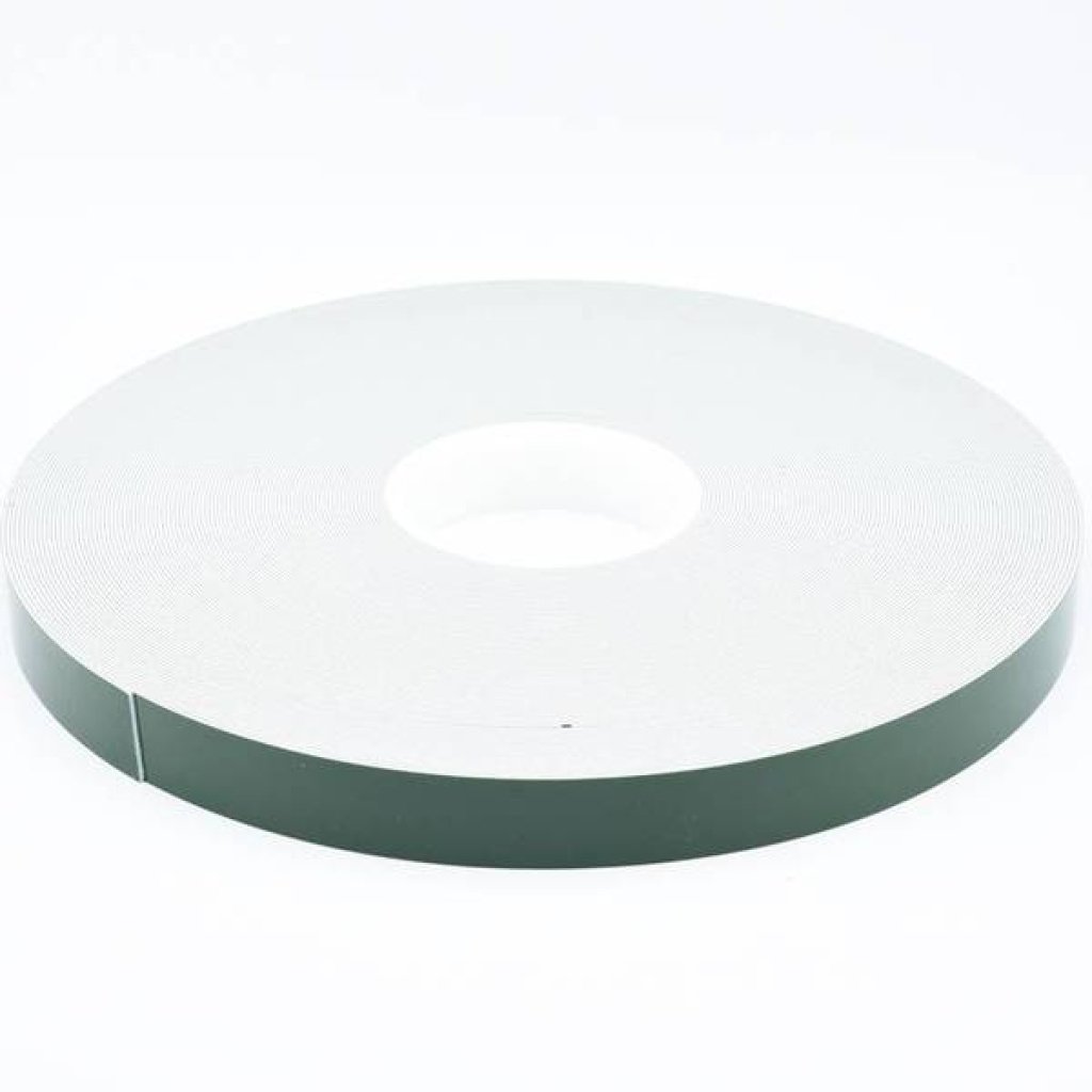 25mm x 1mm x 50 Metre White Double Sided Polyethylene Foam Tape