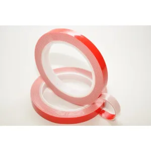 White Structural Acrylic Gel Tapes With Red Liner