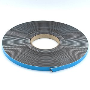 12.7mm x 15 Metre Magnetic Tape with White Foamed Adhesive Backing