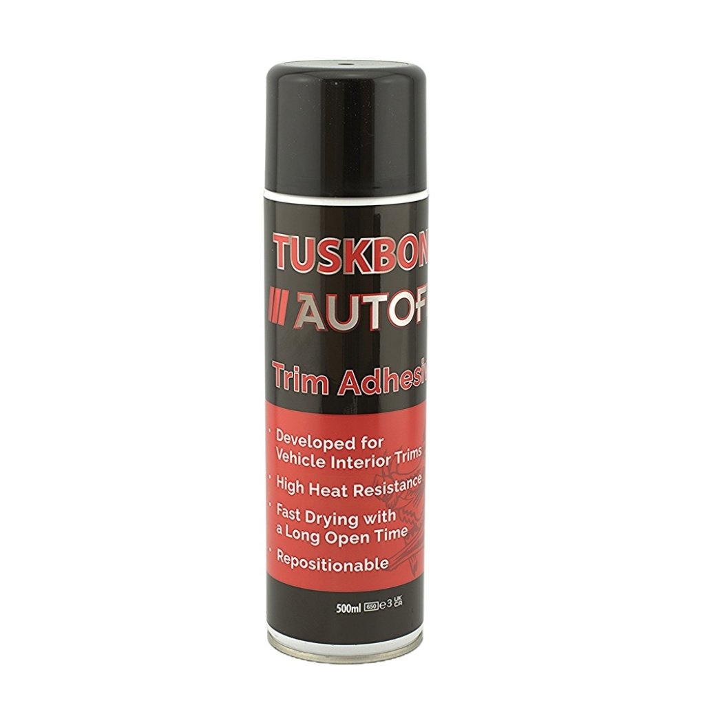 Tuskbond AutoFix Trim Adhesive 500ml Aerosol Spray Glue Can
