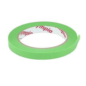 12mm x 50 Metre Green Fine Line Paper Masking Decorators Tape