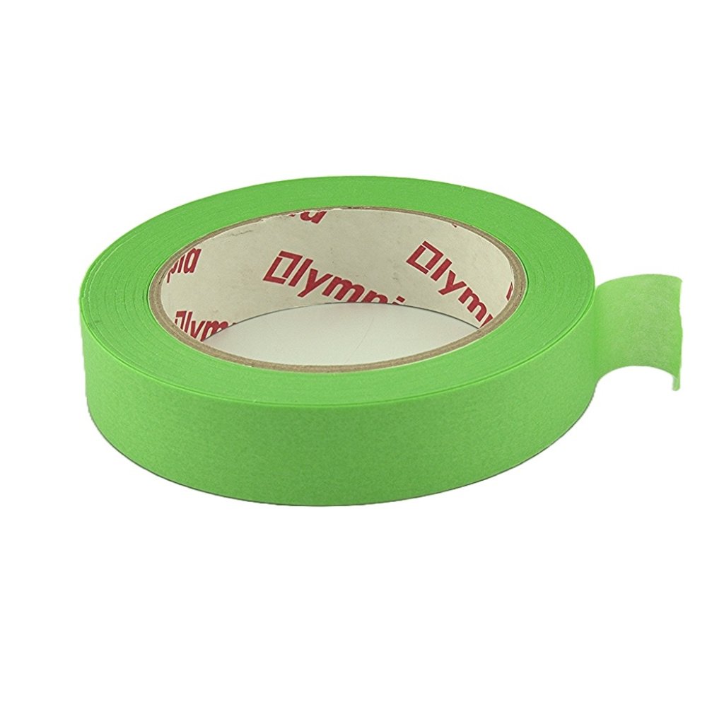24mm x 50 Metre Green Fine Line Paper Masking Decorators Tape