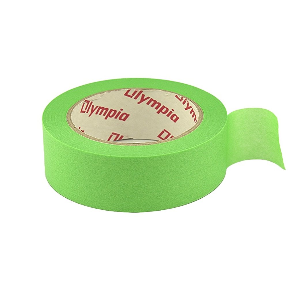 36mm x 50 Metre Green Fine Line Paper Masking Decorators Tape